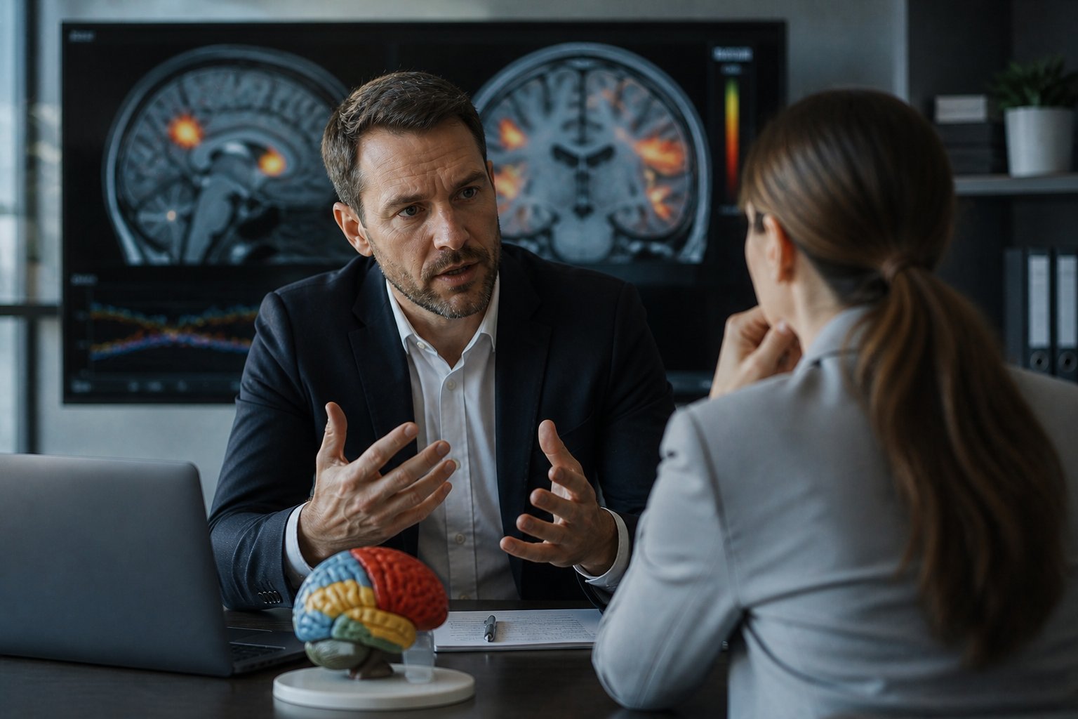 Neuronauka zarządcza - konsultacja z wykorzystaniem modelu mozgu i skanow fMRI